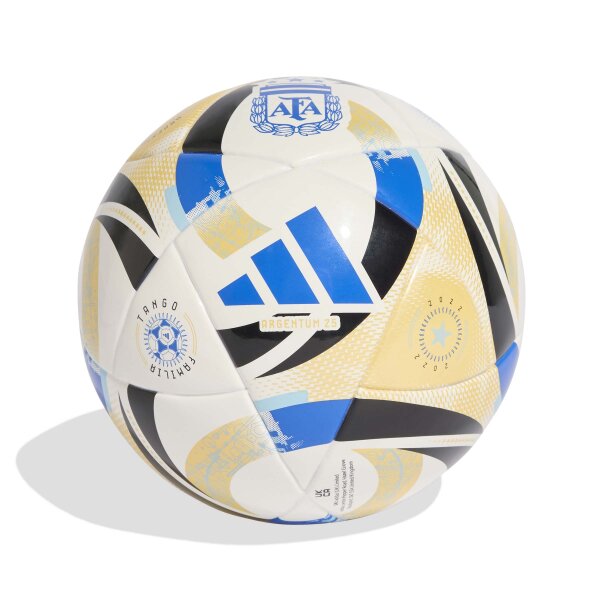 adidas Argentinien 25 Miniball - white/icey blue/glory blue/black