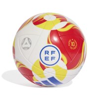 adidas Spanien 25 Wettkampfball - white/red/bright yellow