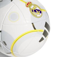 adidas Real Madrid Home Miniball - white/bold gold/lgh solid grey