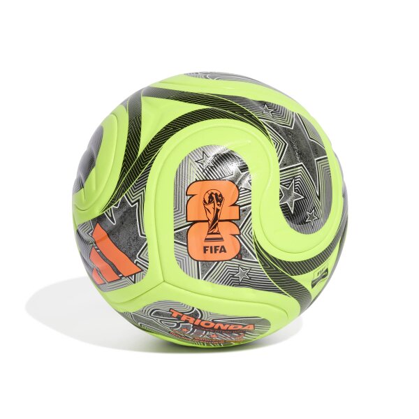 adidas FIFA World Cup 26 Trionda Competition Winterball Fußball - lucid lemon/black/iron met./silver met.