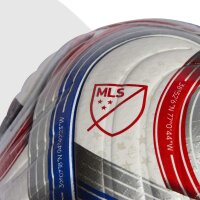 adidas 2026 Major League Soccer Pro Ball - white/team royal blue/red/silver met.