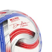 adidas 2026 Major League Soccer Miniball - white/hi-res blue/red/iron met.