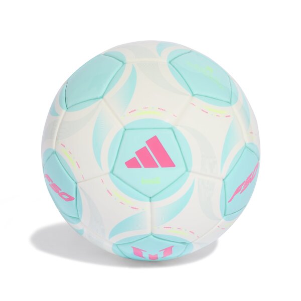 adidas Messi Miniball - white/flash aqua/halo mint
