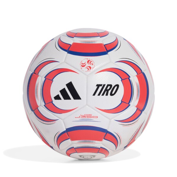 adidas Tiro League J350 Ball Kinder - white/black/lucid red/power blue