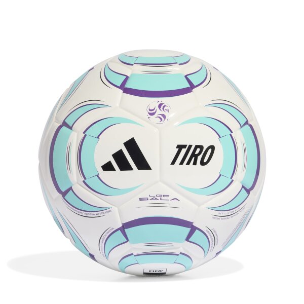 adidas Tiro Lge Sal Ball - white/black/flash aqua/active purple