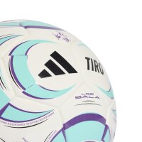 adidas Tiro Lge Sal Ball - white/black/flash aqua/active purple