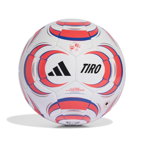 adidas Tiro League J290 Ball Kinder - white/black/lucid red/power blue