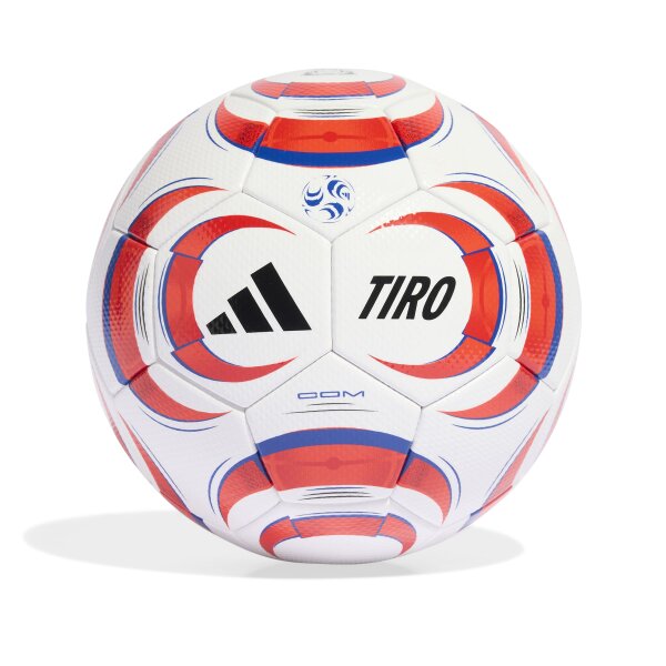 adidas Tiro Turnierball - white/black/lucid red