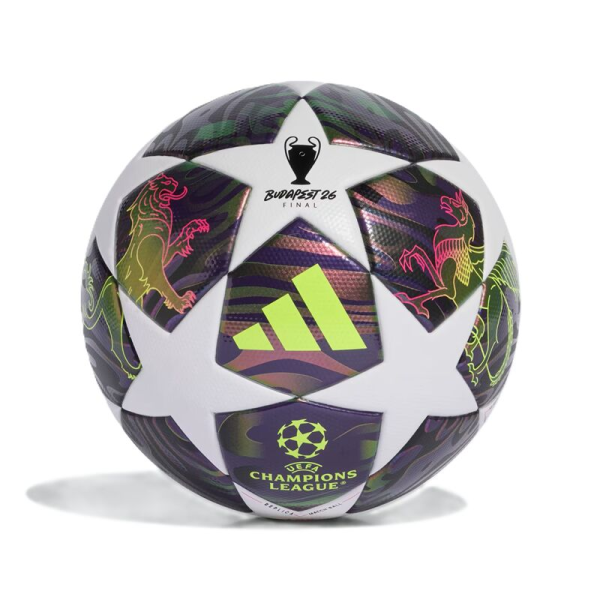 adidas Uefa Champions League Final League Ball - dark purple/white/solar yellow