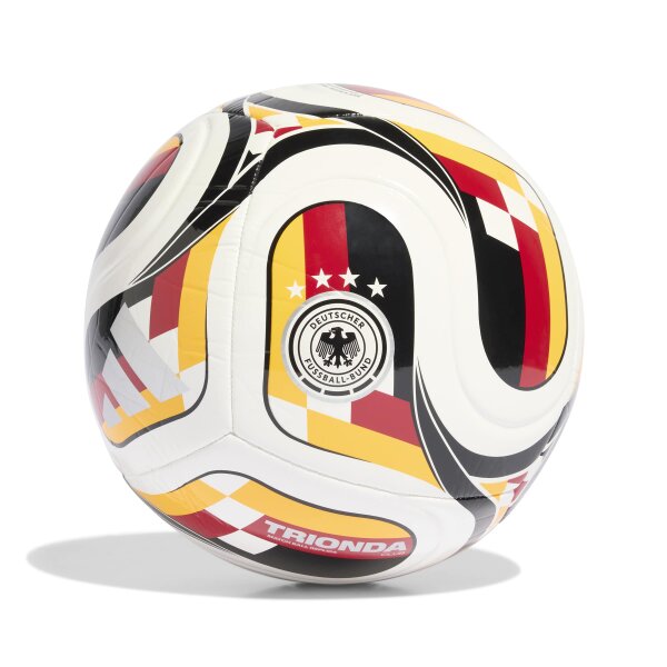adidas Trionda Germany Home Club Ball - white/team power red 2/collegiate gold/black