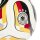 adidas Trionda Germany Home Club Ball - white/team power red 2/collegiate gold/black