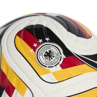 adidas Trionda Germany Home Miniball - white/team power red 2/collegiate gold
