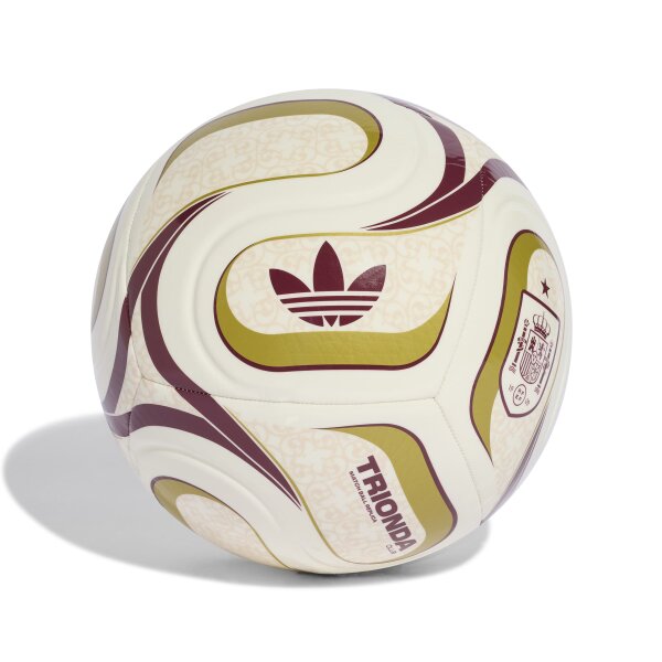 adidas Rfef Clb Away Ball - off white/team coll burgundy 2/gold met.