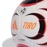 adidas Tiro Lge Bälle - white/black/lucid red