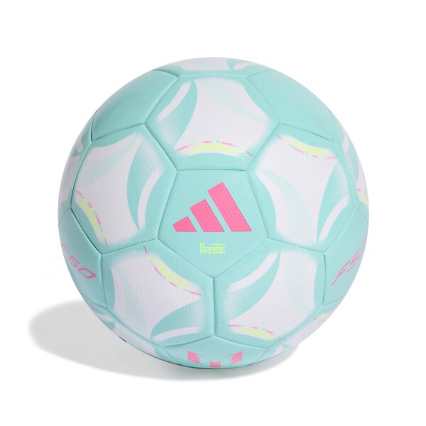 adidas Messi Lge Ball - white/flash aqua/halo mint/lucid pink