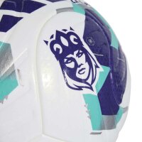 adidas Queens League Pro Ball - white/purple/real teal