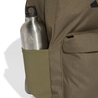 adidas Classic 3-Streifen Logo Rucksack - olive strata
