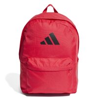 adidas Classic 3-Streifen Logo Rucksack - pure ruby