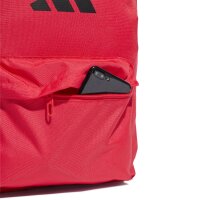 adidas Classic 3-Streifen Logo Rucksack - pure ruby