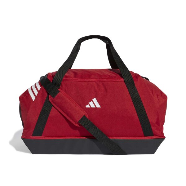 adidas Tiro Duffelbag Gross Mit Bodenfach - team power red 2/white