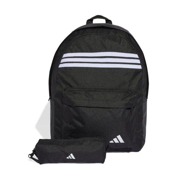 adidas Classic 3-Streifen Horizontal - black/white/white