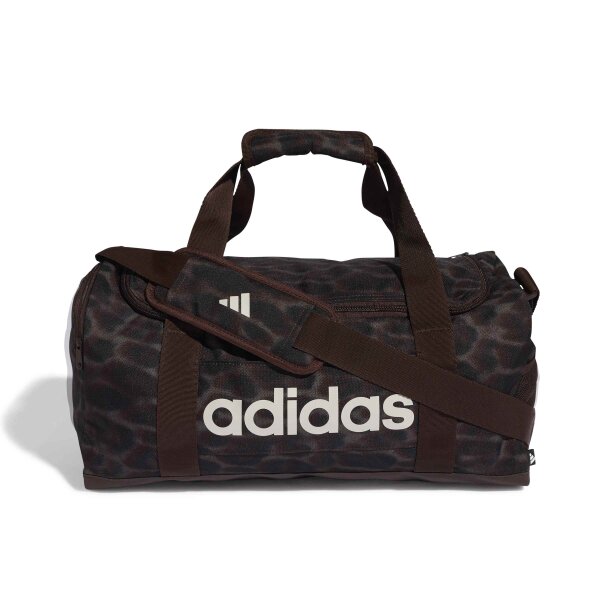 adidas Linear Graphic Duffelbag - earth strata/shadow brown