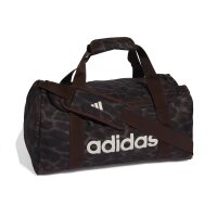 adidas Linear Graphic Duffelbag - earth strata/shadow brown