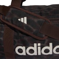 adidas Linear Graphic Duffelbag - earth strata/shadow brown