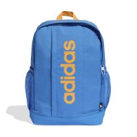 adidas Kids Linear Rucksack Kinder - ray blue/pure tangerine