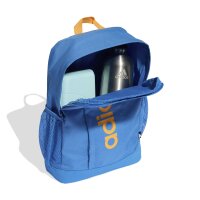 adidas Kids Linear Rucksack Kinder - ray blue/pure tangerine