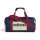 adidas Linear Duffelbag S Im Colourblocking-Style - dark blue/off white/active maroon