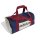 adidas Linear Duffelbag S Im Colourblocking-Style - dark blue/off white/active maroon