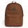 adidas Classic 3-Streifen Logo Rucksack - dusky bronze/aurora coffee