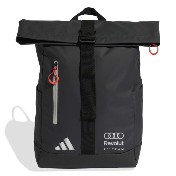 adidas Audi Formula One Team Roll Top Hybrid Rucksack - utility black