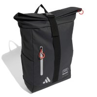 adidas Audi Formula One Team Roll Top Hybrid Rucksack - utility black