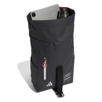 adidas Audi Formula One Team Roll Top Hybrid Rucksack - utility black
