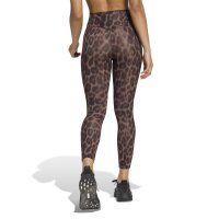 adidas Optime Essentials Workout Leopard 7/8 Leggings Damen - braun/schwarz