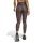 adidas Optime Essentials Workout Leopard 7/8 Leggings Damen - braun/schwarz
