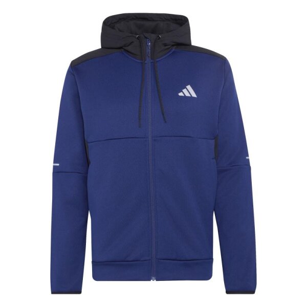 adidas Trainingsjacke Fleece Herren - dunkelblau