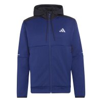 adidas Trainingsjacke Fleece Herren - dunkelblau