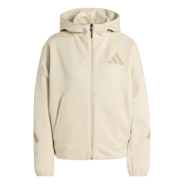 adidas Z.N.E. Zip-Hoodie Damen - beige