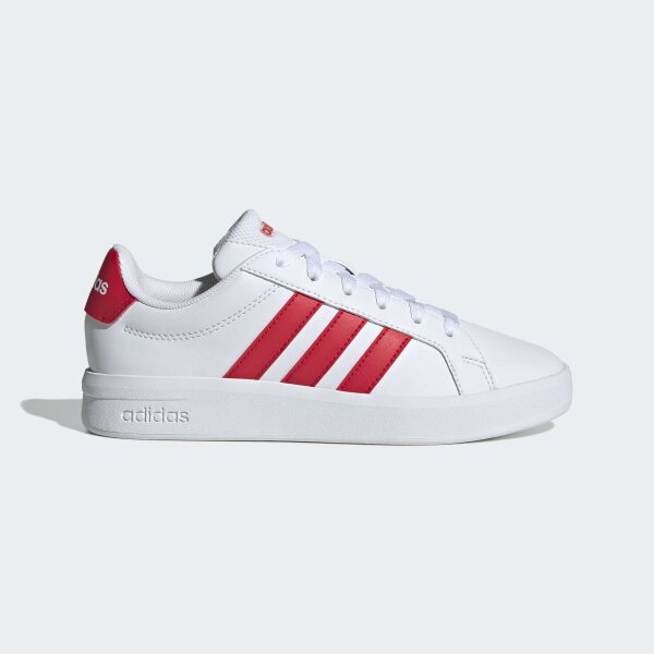 adidas Grand Court 3.0 Kinder Und Teens Schuhe Kinder - white/pure ruby/pure ruby