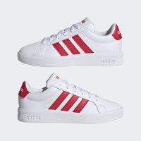 adidas Grand Court 3.0 Kinder Und Teens Schuhe Kinder - white/pure ruby/pure ruby