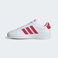 adidas Grand Court 3.0 Kinder Und Teens Schuhe Kinder - white/pure ruby/pure ruby