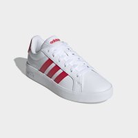 adidas Grand Court 3.0 Kinder Und Teens Schuhe Kinder - white/pure ruby/pure ruby