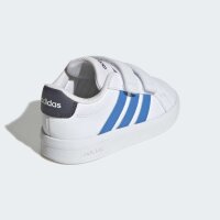 adidas Grand Court 3.0 Kids Schuhe Kinder - white/lucid ray blue/aurora onix