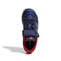 adidas Grand Court Capt America El K Sportschuhe Kinder - dark blue/matte silver/better scarlet