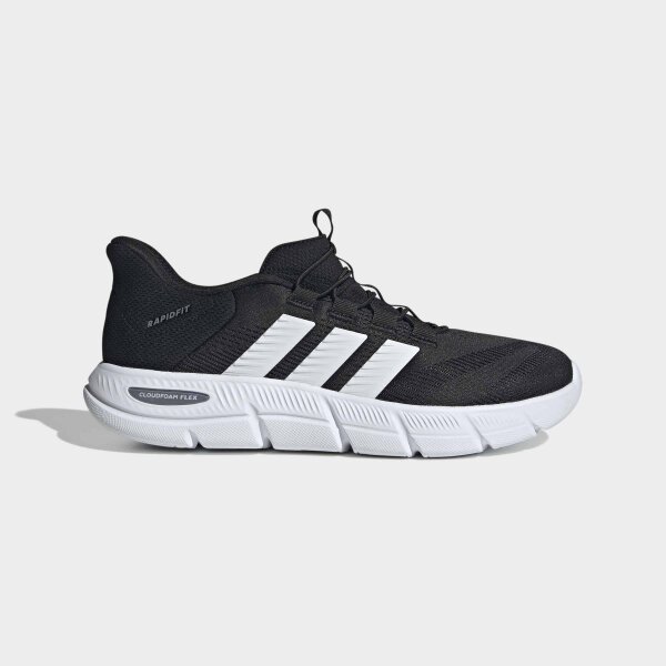 adidas Cloudfoam Flex Rapidfit Schuhe Herren - core black/white/grey three