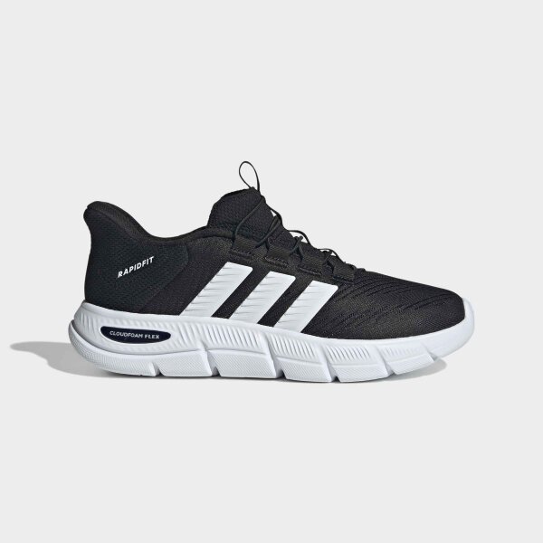 adidas Cloudfoam Flex Rapidfit Schuhe Damen - core black/white/silver met.
