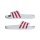 adidas Aqua Adilette - white/team colleg red/white